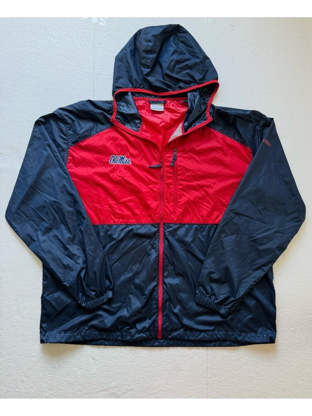Columbia Ole Miss Rebels Windbreaker 2XL